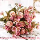 Artificial silk lilac bouquet for floral decor