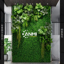 Artificial plant wall for outdoor decoration and landscaping