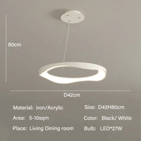 Modern designer pendant light for elegant indoor lighting