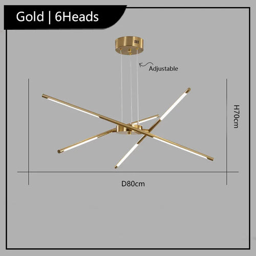 Winfordo creative design decorative LED pendant chandelier - vue 12 sur 14