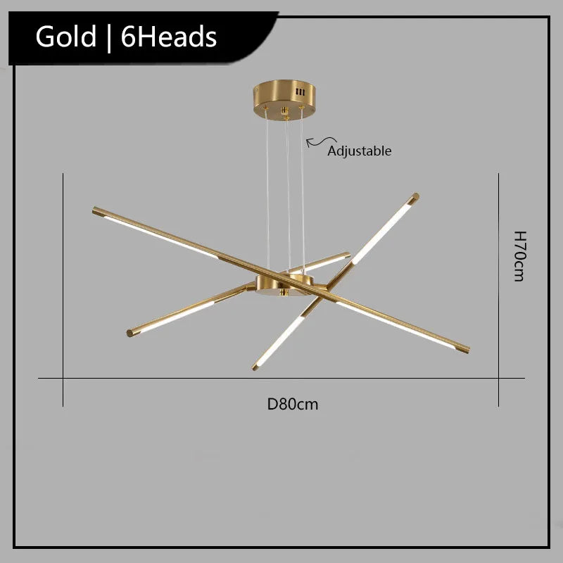 Winfordo creative design decorative LED pendant chandelier - vue 11 sur 14