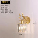 Nordic crystal ceiling light for modern elegant lighting