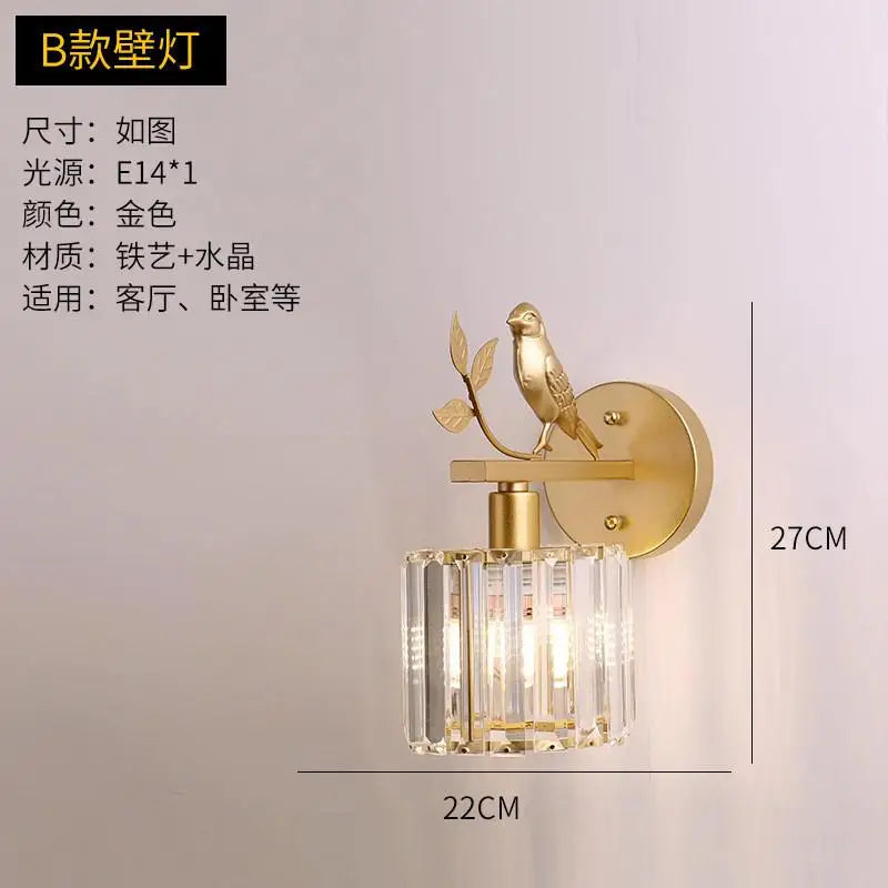 Nordic crystal ceiling light for modern elegant lighting - vue 10 sur 13