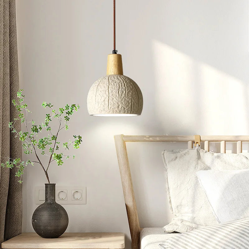Japanese wabi-sabi nordic style chandelier for interior decoration