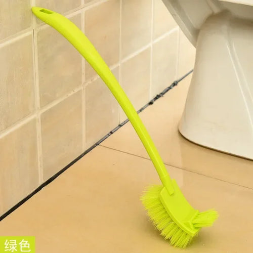 long handled plastic cleaning brush for difficult corners - vue 8 sur 8