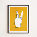 Retro posters with flower quotes and dog for wall decoration