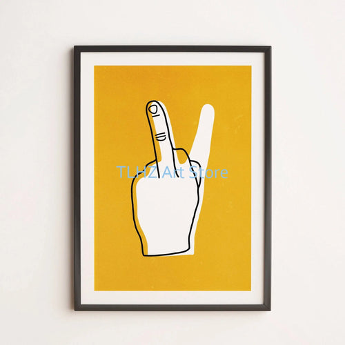 Retro posters with flower quotes and dog for wall decoration
