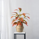 Artificial tropical tree decorative foliage for indoor and outdoor