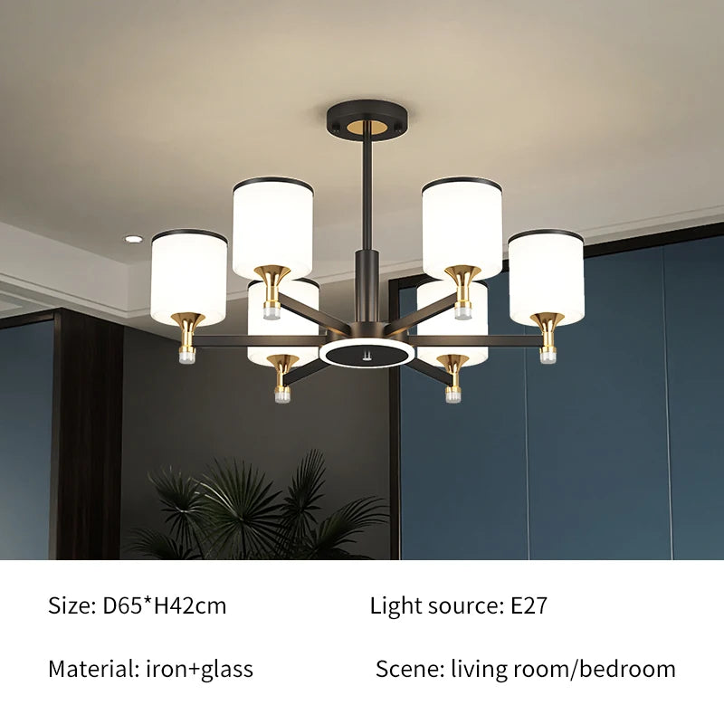 Nordic chandelier 15 lights modern luxury design for bright interiors - vue 11 sur 16