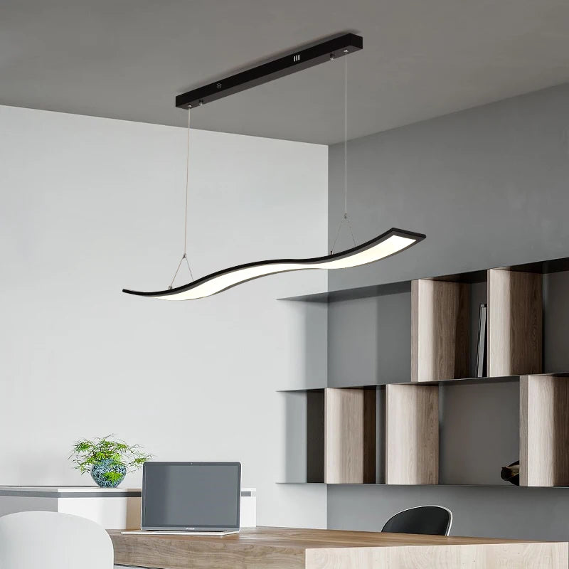 Nordic LED pendant light for kitchens and modern interiors - vue 3 sur 12