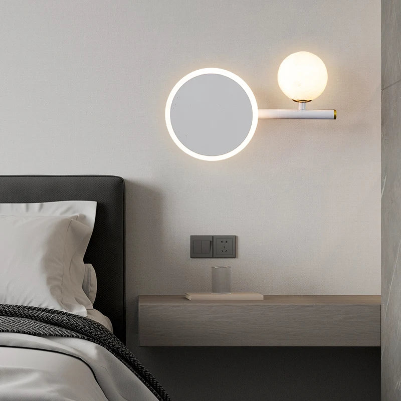 LED bedside wall lamp eye protection for loft bed
