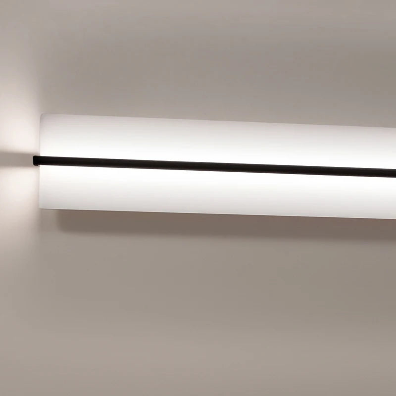 Minimalist rectangle LED wall light - vue 5 sur 8
