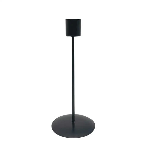 Gold metal candle holder for parties and weddings - vue 24 sur 24