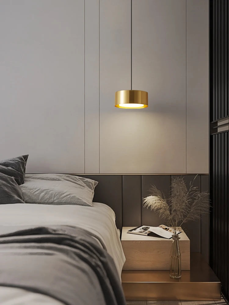 gys round LED acrylic pendant light