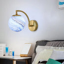 Nordic glass lampshade for sofa background and staircase