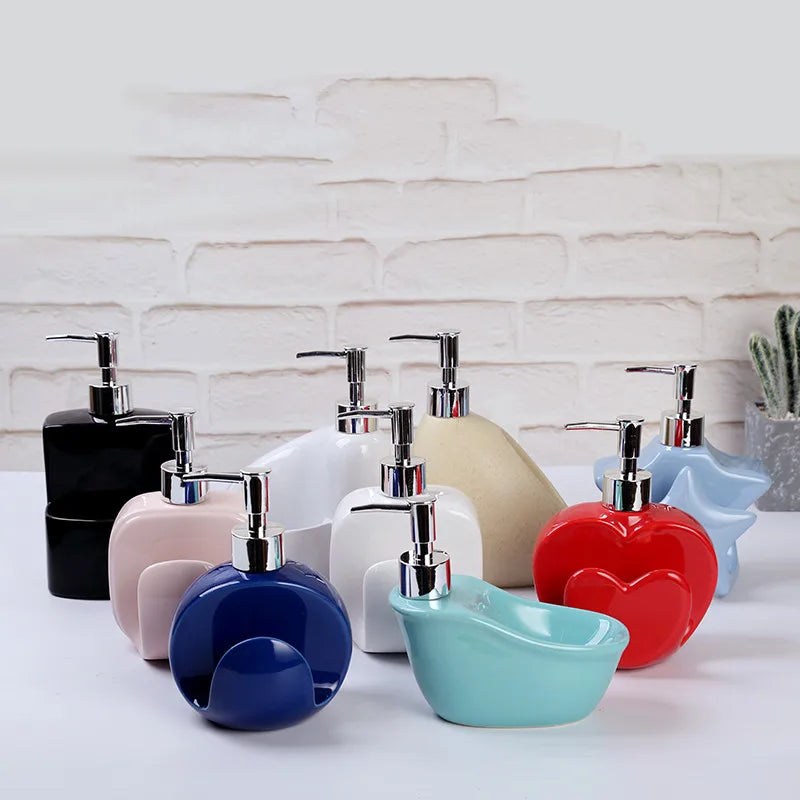 creative liquid soap dispensers for bathroom