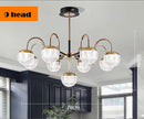 Modern wrought iron chandelier for interior decoration