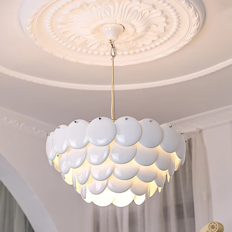 Contemporary ceramic chandelier nordic modern style