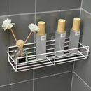 wall-mounted storage shelf for cosmetics and shampoo