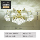 Nordic crystal ceiling light for modern elegant lighting