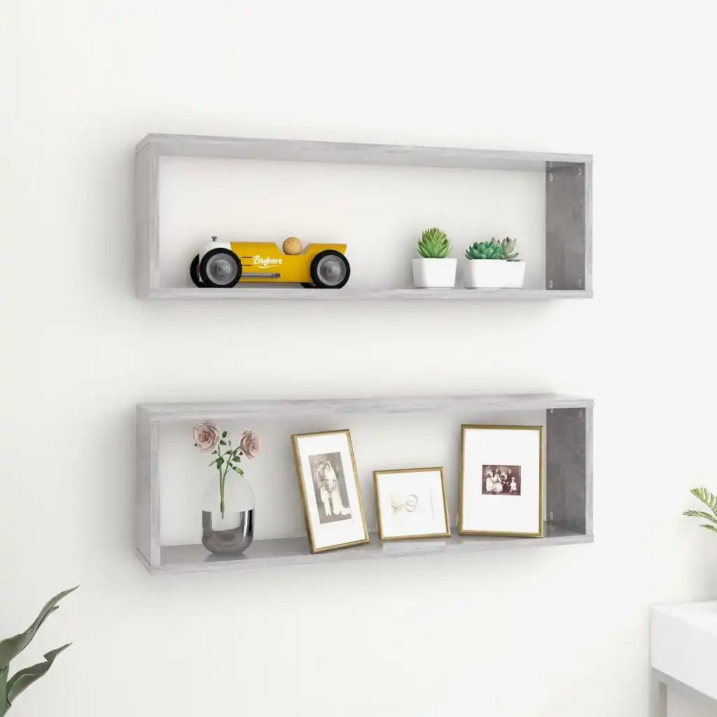 modern cube wall shelves for minimalist interior design