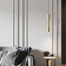 Modern LED pendant light adjustable copper cord 3 changeable designs