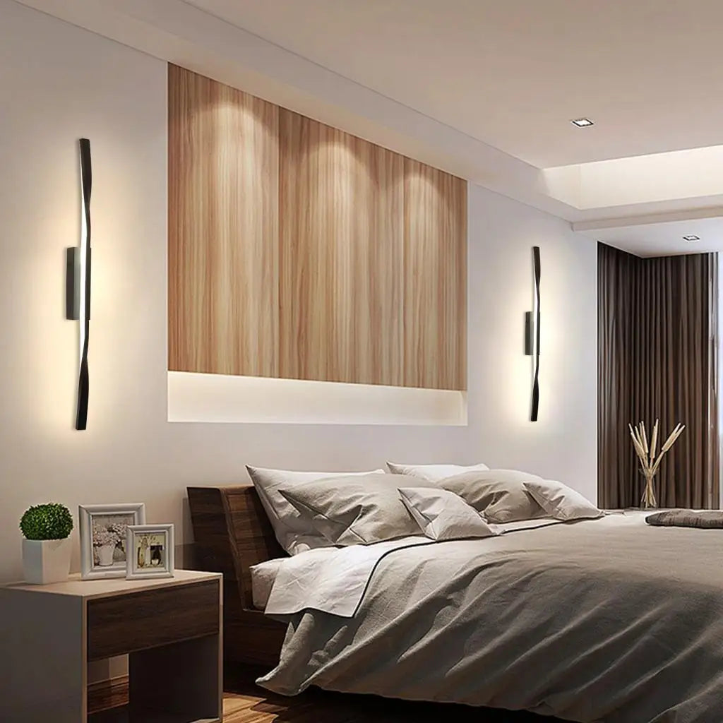 Nordic long LED wall light for indoor lighting