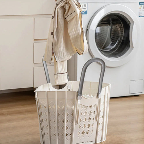 hand-held dirty clothes drainage basket - vue 2 sur 8