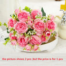 Artificial silk peonies for elegant and refined décor