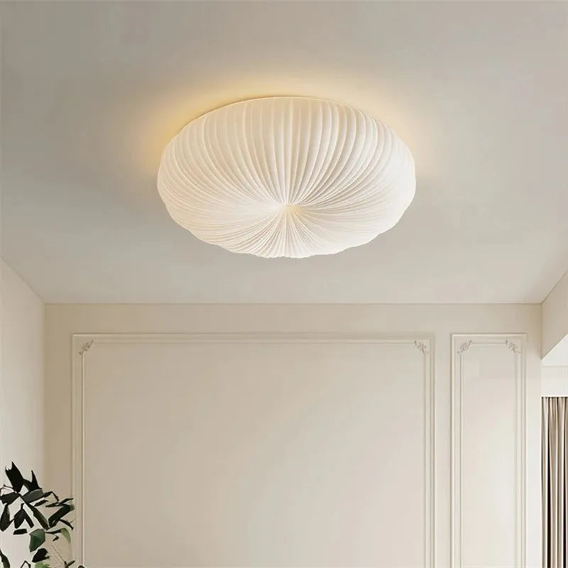 Nordic pumpkin LED ceiling light for children's bedroom smart lighting