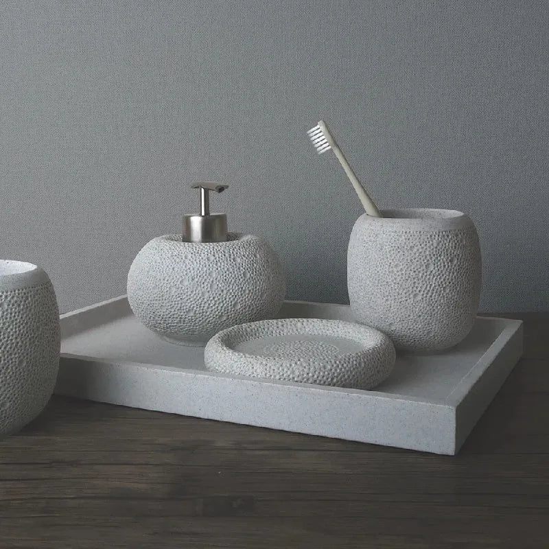 four-piece ceramic bathroom set