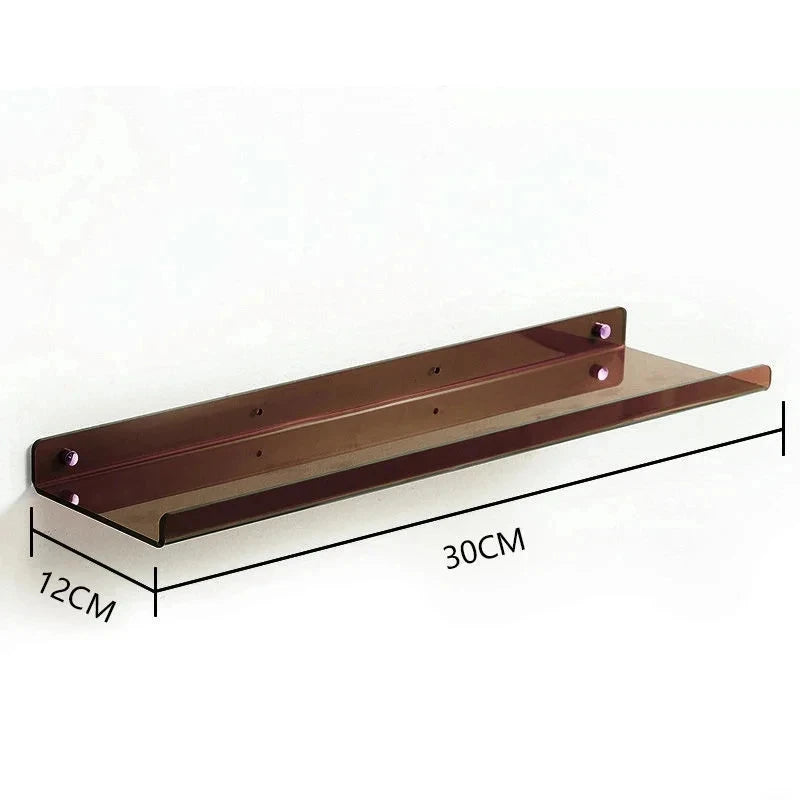 modern decorative wall shelf in colorful acrylic
