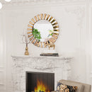 round decorative wall mirror for a contemporary style