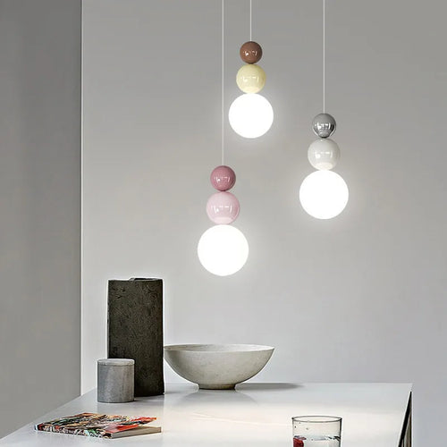 Modern Nordic LED pendant lamp indoor decorative light - vue 2 sur 14