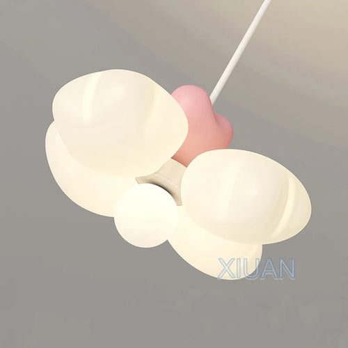 romantic colorful star chandelier for children's lighting - vue 6 sur 9