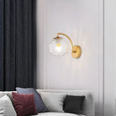 Nordic minimalist glass ball wall light for home