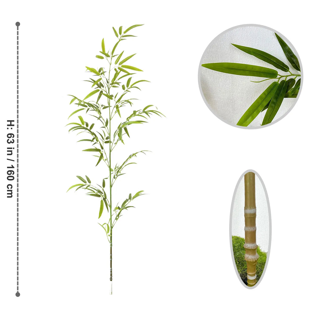 Artificial bamboo leaves for event and party decoration - vue 23 sur 23