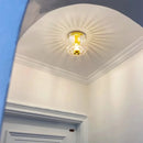 Romantic warm light glass wall lamp for indoor lighting