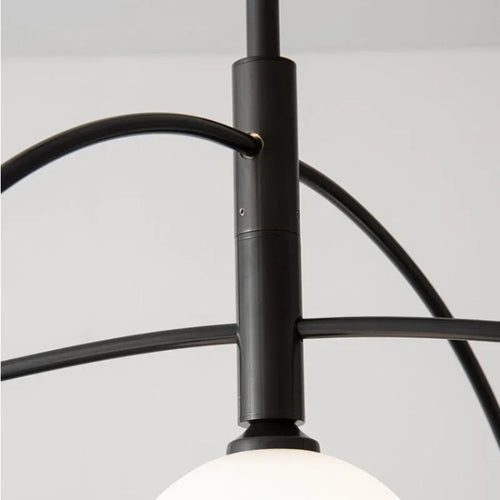 Modern minimalist LED pendant light for elegant interiors - vue 7 sur 8