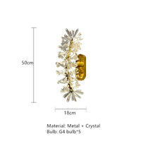 Modern clear crystal pendant light for interior decoration