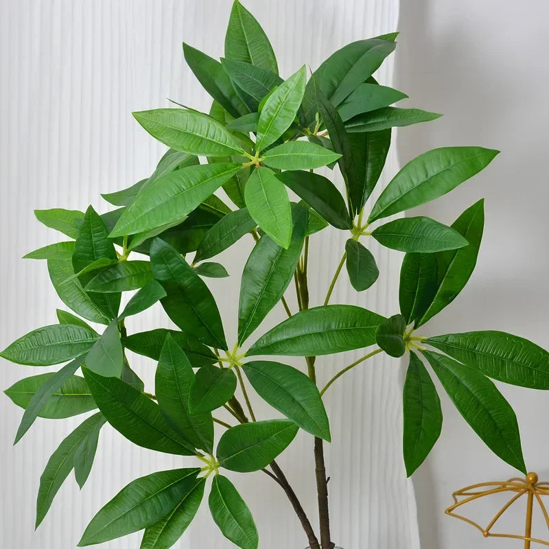 Artificial fortune tree with green foliage