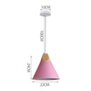 Retro nordic aluminium pendant light for indoor lighting