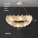 Minimalist retro glass chandelier for interior decoration