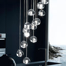 Modern crystal pendant light for stylish illumination