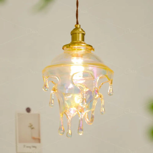 Creative candle droplet lamp retro design for artistic decoration - vue 7 sur 10
