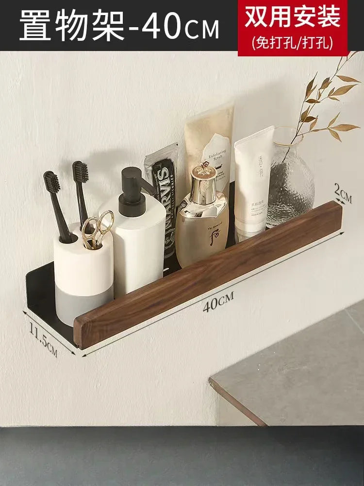 wooden bathroom hardware set - vue 8 sur 18