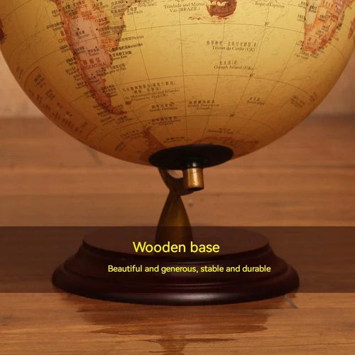 LED desk lamp with decorative rotating globe - vue 5 sur 10