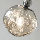 Light glass chandelier bauhaus style modern home decor