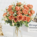 Artificial peony bouquet for weddings and home decor