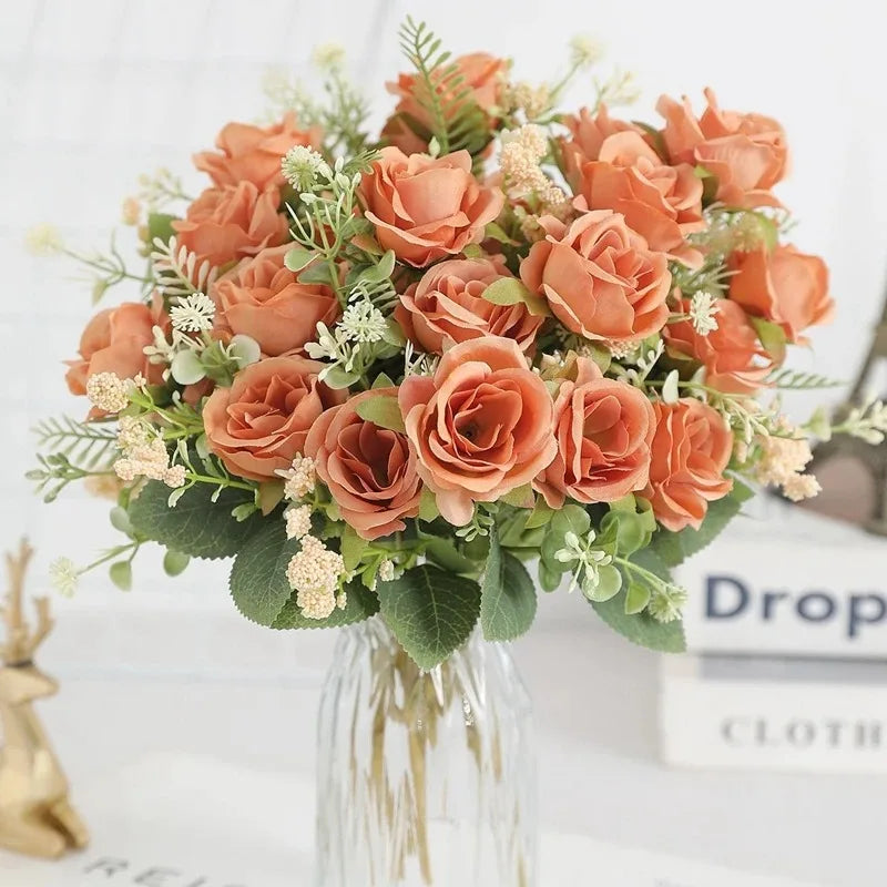 Artificial peony bouquet for weddings and home decor - vue 8 sur 15